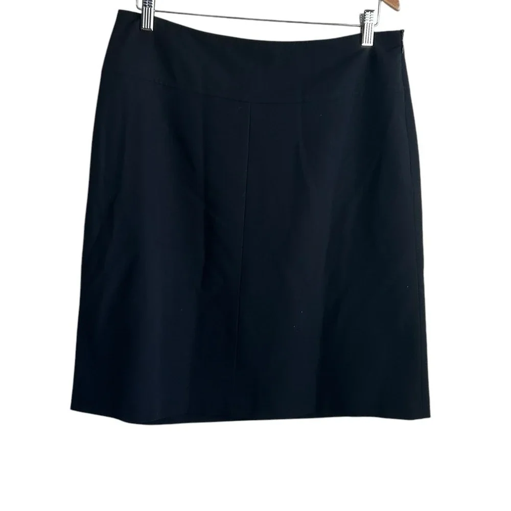 Tommy Hilfiger‎ Women Skirt 10 Black A Line Knee Length Office Career Workwear